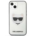 Miniatyrbillede 3 af 8: Karl Lagerfeld Choupette Head - iPhone 13 mini cover (gennemsigtig / sort ramme)