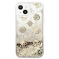 Miniatyrbillede 3 af 8: Guess Peony Liquid Glitter - iPhone 13 mini cover (guld)