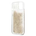 Miniatyrbillede 6 af 8: Guess Peony Liquid Glitter - iPhone 13 mini cover (guld)