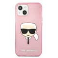 Miniatyrbillede 3 af 8: Karl Lagerfeld Karl's Head Glitter - iPhone 13 Mini-etui (Pink)