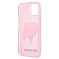 Miniatyrbillede 7 af 8: Karl Lagerfeld Karl's Head Glitter - iPhone 13 Mini-etui (Pink)