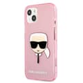 Miniatyrbillede 2 af 8: Karl Lagerfeld Karl's Head Glitter - iPhone 13 Mini-etui (Pink)