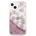 Miniatyrbillede 3 af 8: Guess Peony Liquid Glitter - iPhone 13 mini cover (pink)