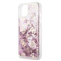 Miniatyrbillede 6 af 8: Guess Peony Liquid Glitter - iPhone 13 mini cover (pink)