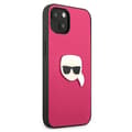Miniatyrbillede 4 af 8: Karl Lagerfeld PU Læder Karl's Head Metal - iPhone 13 mini cover (pink)