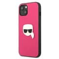 Miniatyrbillede 2 af 8: Karl Lagerfeld PU Læder Karl's Head Metal - iPhone 13 mini cover (pink)
