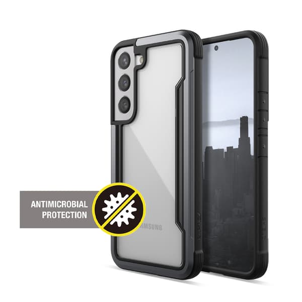 X-Doria Raptic Shield Pro - Samsung Galaxy S22 5G etui (antimikrobiel beskyttelse) (sort)