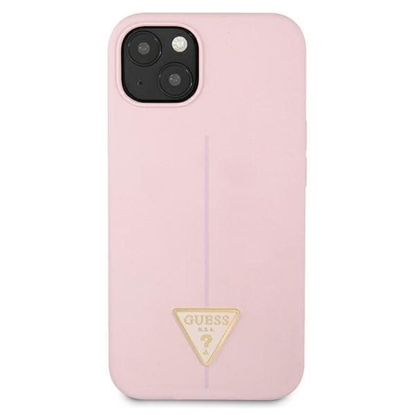 Guess Silikone Triangle Logo - iPhone 13 mini cover (lilla)