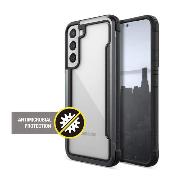 X-Doria Raptic Shield Pro - Samsung Galaxy S22+ 5G etui (antimikrobiel beskyttelse) (sort)
