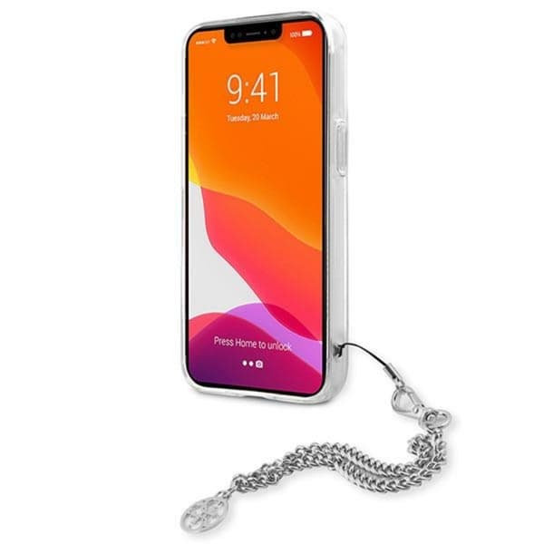 Guess Peony Chain Handle - iPhone 13 minikotelo (hopea)