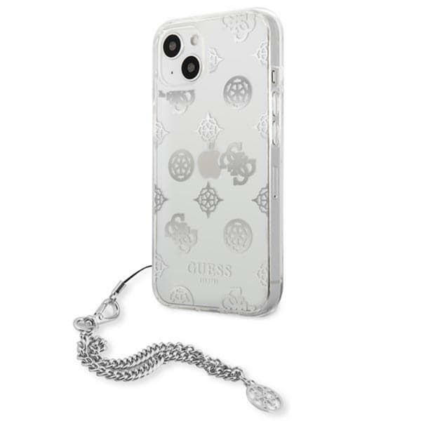Guess Peony Chain Handle - iPhone 13 minikotelo (hopea)