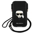 Miniatyrbild 2 av 2: Karl Lagerfeld Saffiano Ikonik Karl`s Head Pouch - S/M telefonväska