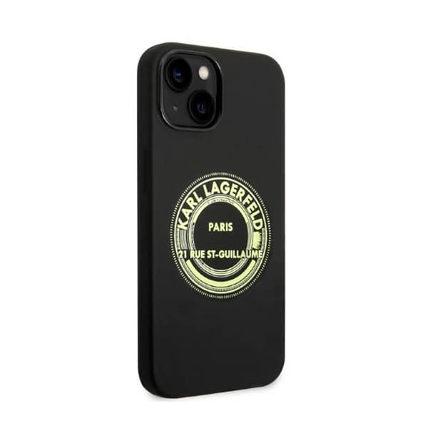 Karl Lagerfeld Silikone RSG - iPhone 14 Plus etui (sort)
