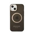 Miniatyrbild 3 av 8: Guess Gold Outline Translucent MagSafe - iPhone 13-fodral (svart)