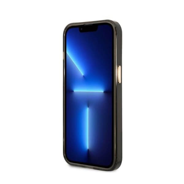 Guess Gold Outline Translucent MagSafe - iPhone 13-fodral (svart)