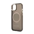 Miniatyrbild 6 av 8: Guess Gold Outline Translucent MagSafe - iPhone 13-fodral (svart)