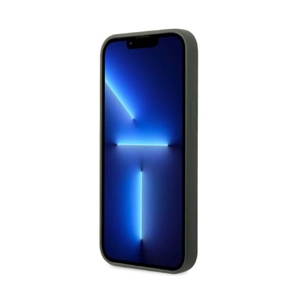 Guess Silikone Logo Plade MagSafe - iPhone 13 etui (grøn)