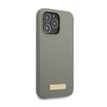 Miniatyrbild 4 av 8: Guess Silikonlogoplatta MagSafe - iPhone 13 Pro Max-fodral (grå)