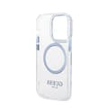 Miniatyrbillede 7 af 8: Guess Metal Outline Magsafe - iPhone 14 Pro-cover (gennemsigtig / blå)