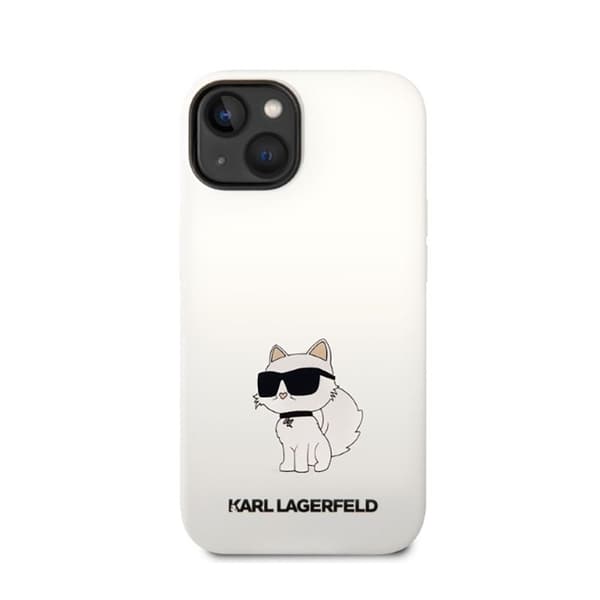 Karl Lagerfeld Silikone NFT Choupette - iPhone 14 Plus etui (hvid)