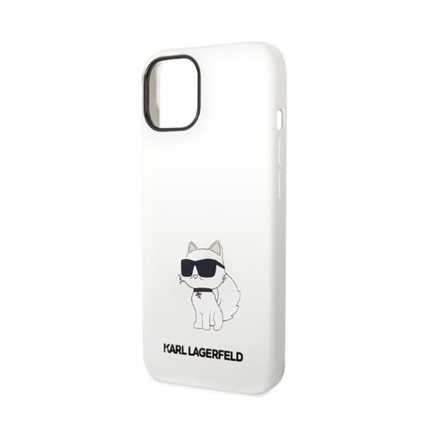 Karl Lagerfeld Silikone NFT Choupette - iPhone 14 Plus etui (hvid)