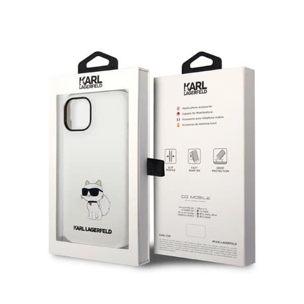 Karl Lagerfeld Silikone NFT Choupette - iPhone 14 Plus etui (hvid)
