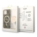 Miniatyrbild 2 av 10: Guess Bundle Pack MagSafe 4G - MagSafe fodral + laddare iPhone 12 / iPhone 12 Pro (brun/guld)