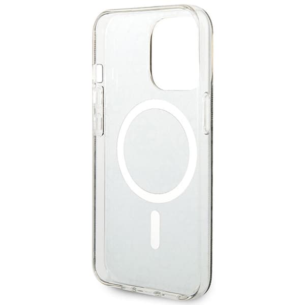 Guess Bundle Pack MagSafe 4G - MagSafe iPhone 13 Pro kotelo + laturisarja (ruskea/kulta)
