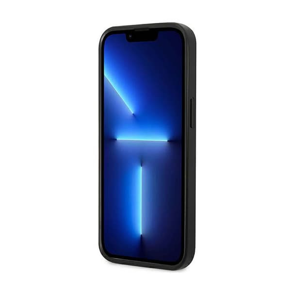 US Polo Assn Lädersöm - iPhone 14 Pro Max-fodral (marinblå)