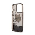 Miniatyrbillede 7 af 8: Karl Lagerfeld Liquid Glitter NFT Choupette Head - iPhone 14 Pro etui (sort)