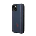 Miniatyrbillede 2 af 8: US Polo Assn lædersøm - iPhone 14 etui (marineblå)