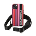 Miniatyrbillede 2 af 7: Karl Lagerfeld Colour Stripes Strap - iPhone 14 etui (Pink)