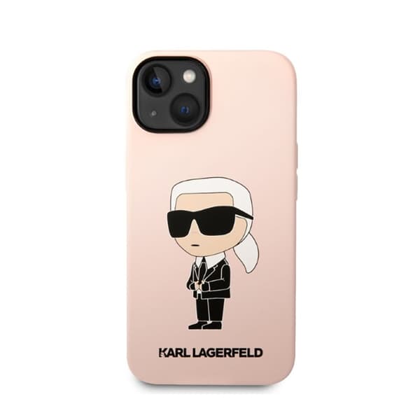 Karl Lagerfeld Silikone NFT Ikonik MagSafe - iPhone 14 Plus etui (Pink)
