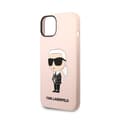 Miniatyrbillede 6 af 8: Karl Lagerfeld Silikone NFT Ikonik MagSafe - iPhone 14 Plus etui (Pink)