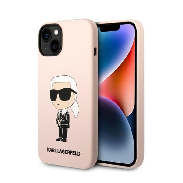 Karl Lagerfeld Silikone NFT Ikonik MagSafe - iPhone 14 Plus etui (Pink)