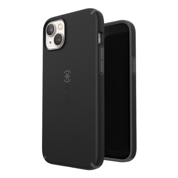Speck CandyShell Pro + MagSafe - iPhone 14 Plus -kotelo, jossa MICROBAN-pinnoite (musta / liuskeharmaa)