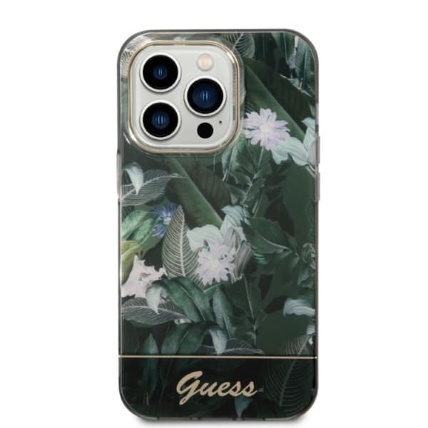 Guess Jungle Cover - iPhone 14 Pro Cover (grøn)