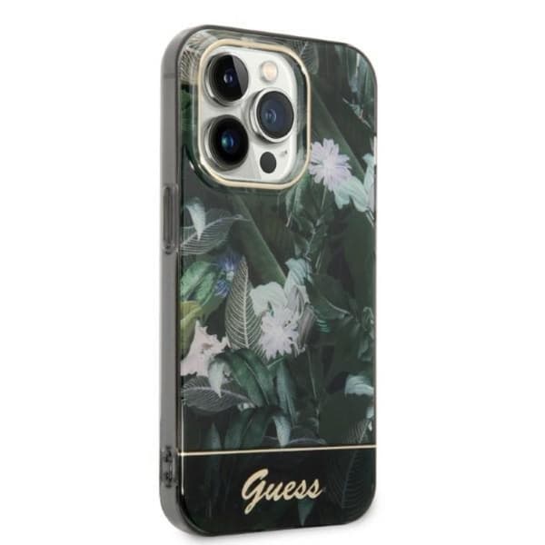 Guess Jungle Cover - iPhone 14 Pro Cover (grøn)