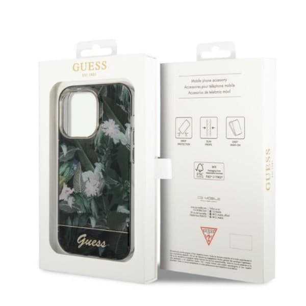 Guess Jungle Cover - iPhone 14 Pro Cover (grøn)
