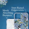 Miniatyrbillede 7 af 8: Rifle Paper Clear MagSafe - iPhone 14 Plus etui (Garden Party Blue)