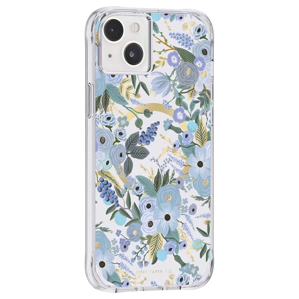 Rifle Paper Clear MagSafe - iPhone 14 Plus etui (Garden Party Blue)