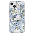 Miniatyrbillede 1 af 8: Rifle Paper Clear MagSafe - iPhone 14 Plus etui (Garden Party Blue)