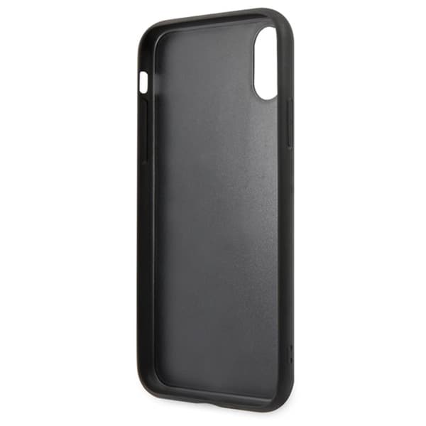 Karl Lagerfeld Saffiano Karl & Choupette Heads - iPhone Xs / X-fodral (svart)