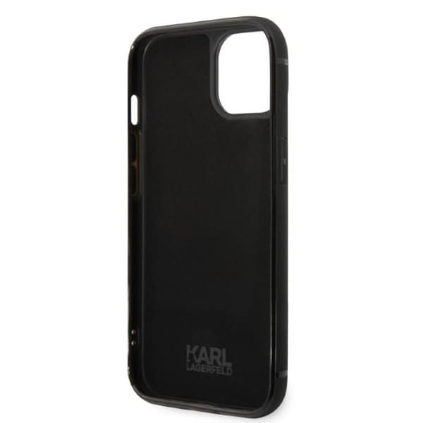 Karl Lagerfeld Signature Logo Cardslot - iPhone 14 Plus etui (sort)