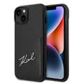 Miniatyrbillede 1 af 8: Karl Lagerfeld Signature Logo Cardslot - iPhone 14 Plus etui (sort)