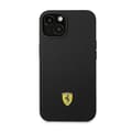 Miniatyrbillede 3 af 8: Ferrari Silikone Metal Logo - iPhone 14 etui (sort)