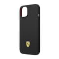 Miniatyrbillede 6 af 8: Ferrari Silikone Metal Logo - iPhone 14 etui (sort)