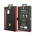 Miniatyrbillede 8 af 8: Ferrari Silikone Metal Logo - iPhone 14 etui (sort)
