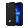 Miniatyrbillede 1 af 8: Ferrari Silikone Metal Logo - iPhone 14 etui (sort)