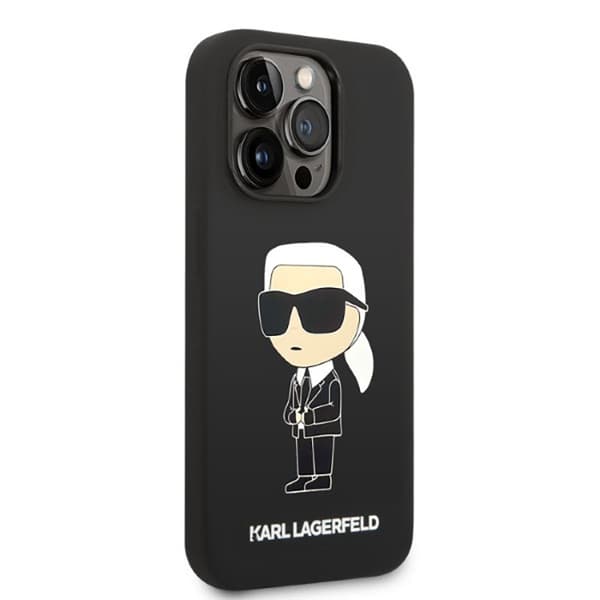 Karl Lagerfeld Silikone NFT Ikonik MagSafe - iPhone 14 Pro etui (sort)